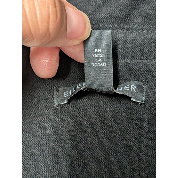 Eileen Fisher Blazer Size M One Button Office Corporate Minimalist Capsule USA - Picture 14 of 15